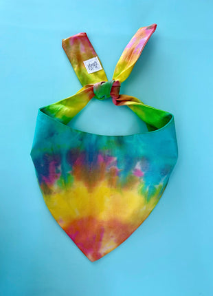 Custom Tie Dye Dog Bandana