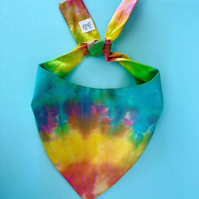 Custom Tie Dye Dog Bandana