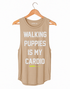 Walking Puppies is my Cardio | Women's Sleeveless