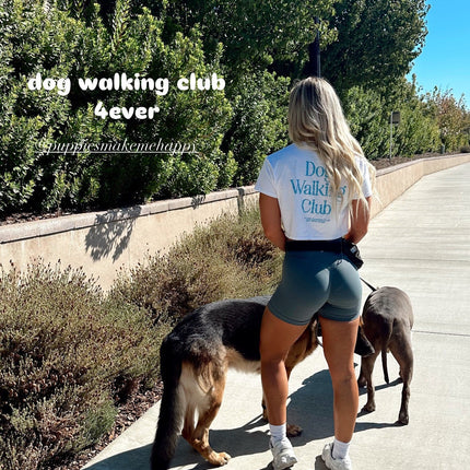 Dog Walking Club Crop Top | Gift for Dog Lovers & Pup Owners