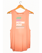 Arm Day = Petting Dogs Tank Top | Gift for Dog Lovers & Dog Moms Made in USA