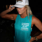 Chasing Puppies is My Cardio Crop Tank | Gift for Dog Moms