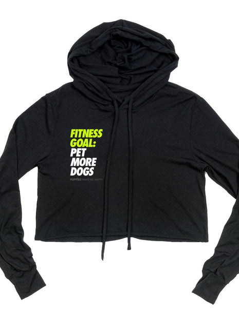 Fitness Goals | Crop Hoodie