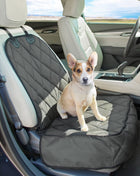 GOOPAWS Quilted Scratchproof Dog Front Car Seat Cover, Grey, 40''L - Pup List