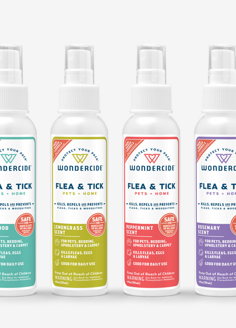 Flea & Tick Spray for Pets + Home Scent Sampler