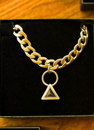 Fierce Gold Pet Necklace | DIPHDA