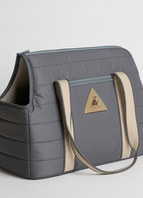 Nooee Pet Finn Carrier – Lightweight Quilted Dog Carrier with Easy-Care Cushion