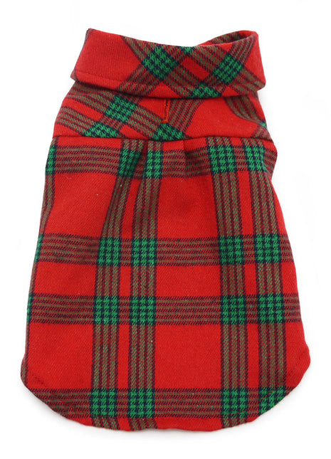 Flannel Button Shirt Xmas