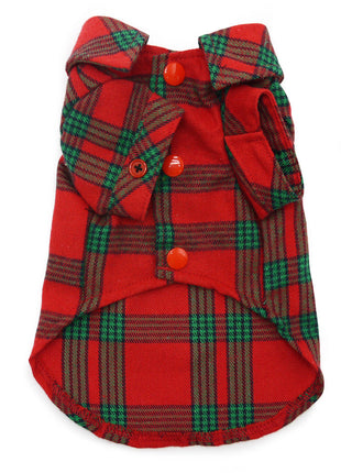 Flannel Button Shirt Xmas