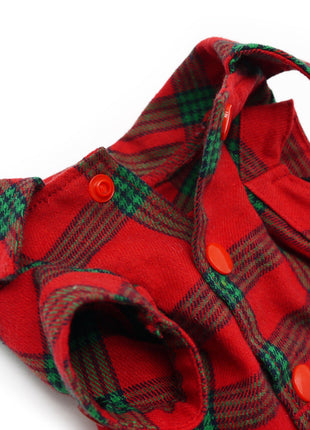 Flannel Button Shirt Xmas