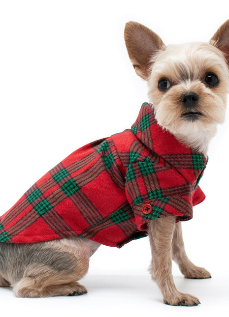 Flannel Button Shirt Xmas
