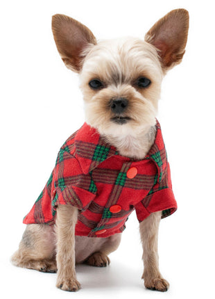 Flannel Button Shirt Xmas