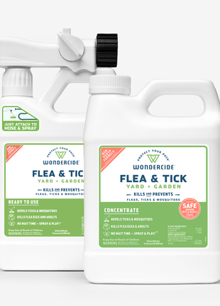 Flea & Tick Yard Spray Refill Starter Kit with Natural Essential Oils