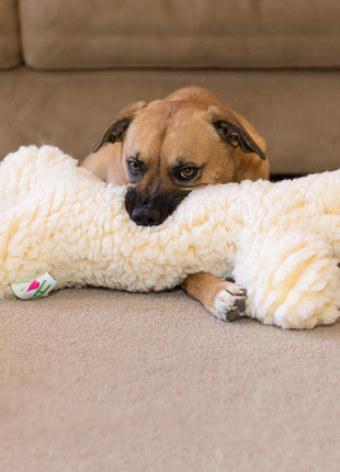 HuggleFleece® 2' Plush Bone Dog Toy