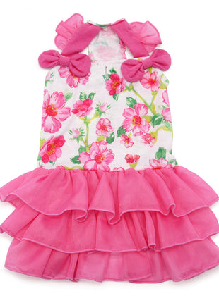 Floral Flounce Dress