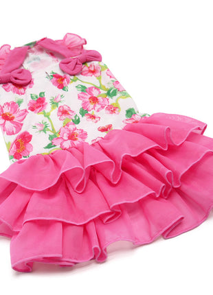 Floral Flounce Dress