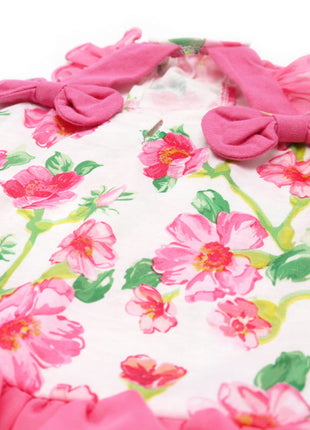 Floral Flounce Dress