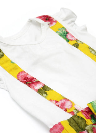 Floral Suspender Dress