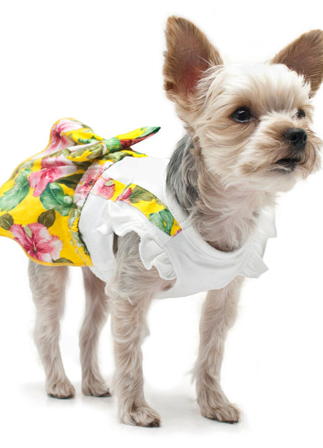 Floral Suspender Dress