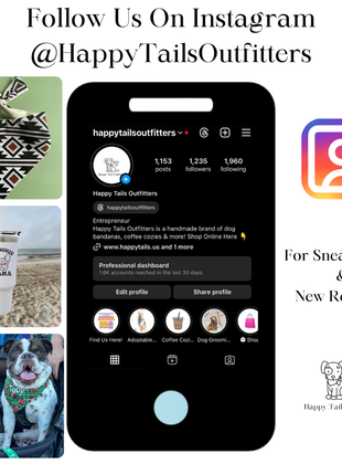 Boho Stripes Dog Bandana