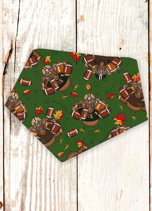 "Football Turkeys" Dog Bandana