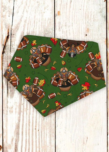 "Football Turkeys" Dog Bandana