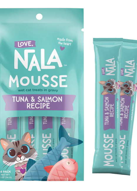 Tuna & Salmon Cat Treats, Pack of 4