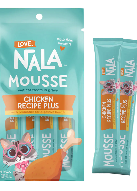 Chicken Recipe Plus Cat Treats, Pack of 4