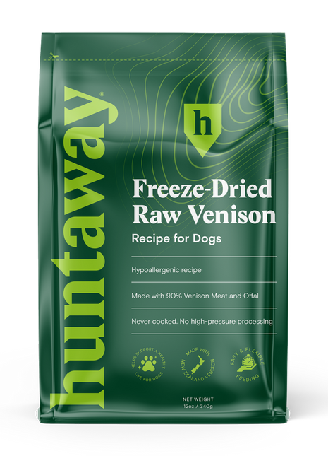 Carton - Huntaway Freeze-Dried Raw Venison (Retail)
