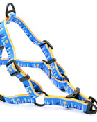 Outdoor Style Frozen Forest Nylon Step In Dog Harness