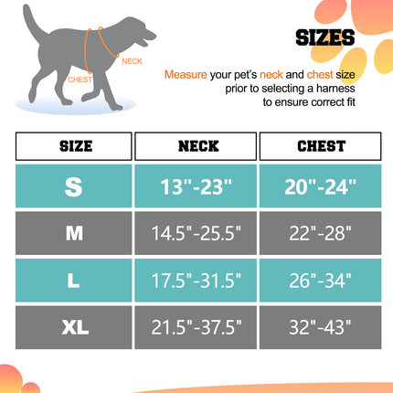 GOOPAWS Padded Reflective Pet Dog Harness, Lightweight Ripstop, Green - Pup List