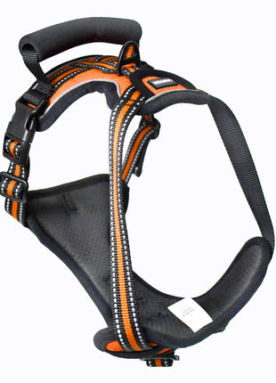 GOOPAWS Padded Reflective Pet Dog Harness, Lightweight Ripstop, Orange - Pup List