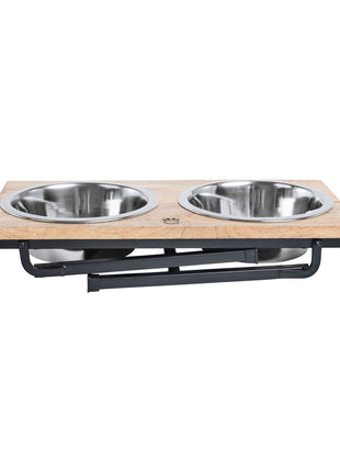Wood & Metal Elevated Feeder