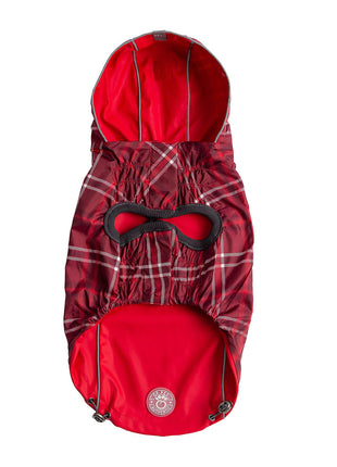 Reversible Elasto-Fit Raincoat - Red