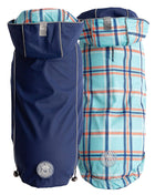 Reversible Elasto-Fit Raincoat - Navy