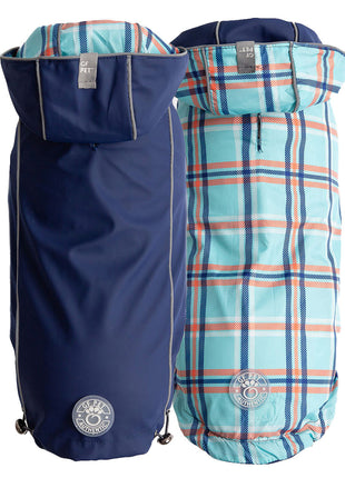 Reversible Elasto-Fit Raincoat - Navy