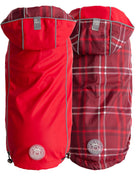 Reversible Elasto-Fit Raincoat - Red