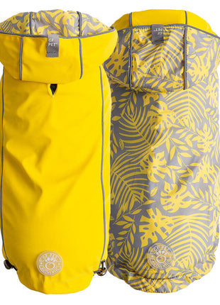 Reversible Elasto-Fit Raincoat - Yellow