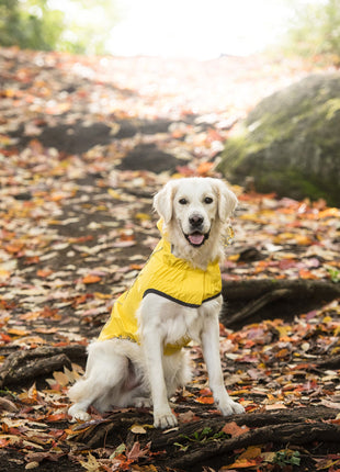 Reversible Elasto-Fit Raincoat - Yellow