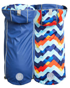 Reversible Elasto-Fit Raincoat - Navy/Navy