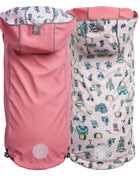 Reversible Elasto-Fit Raincoat - Pink/Pink