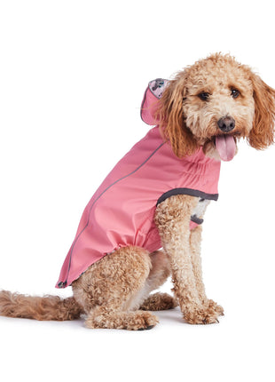 Reversible Elasto-Fit Raincoat - Pink/Pink
