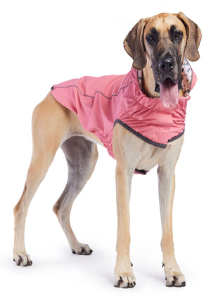 Reversible Elasto-Fit Raincoat - Pink/Pink