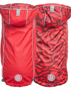 Reversible Elasto-Fit Raincoat - Red/Red