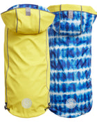 Reversible Elasto-Fit Raincoat - Yellow/Blue