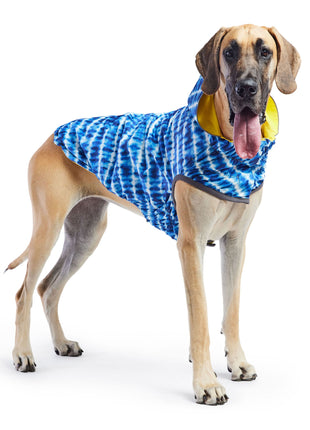 Reversible Elasto-Fit Raincoat - Yellow/Blue