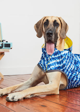 Reversible Elasto-Fit Raincoat - Yellow/Blue