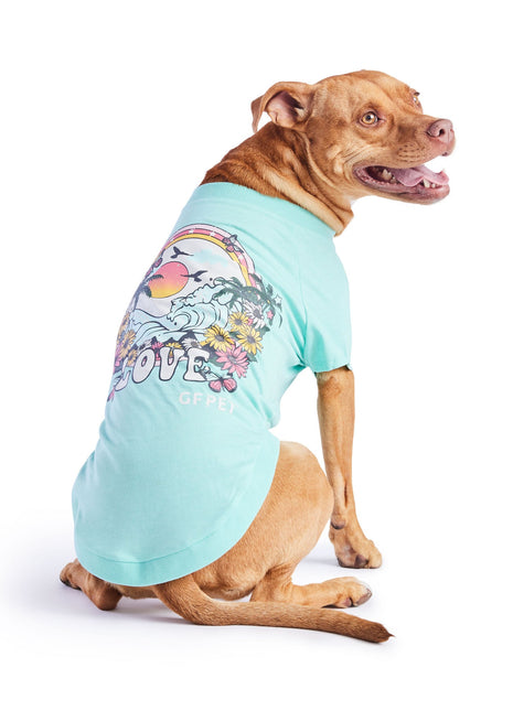 Graphic Tee - Aqua