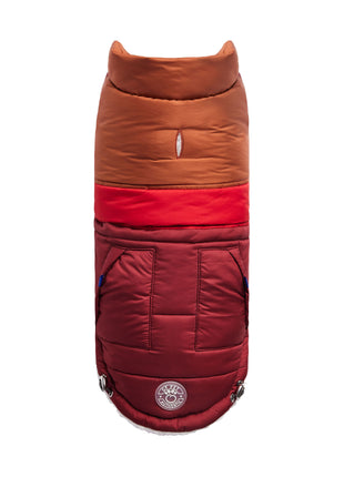 Retro Puffer - Dark Red
