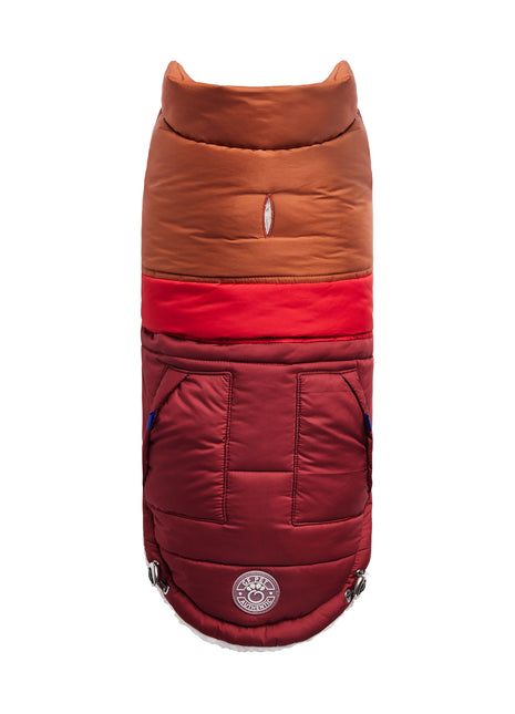 Retro Puffer - Dark Red